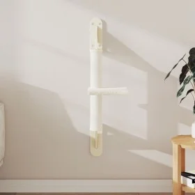 Árbol rascador para gatos de pared crema 85,5 cm de , Mobiliario para gatos - Ref: Foro24-172392, Precio: 25,12 €, Descuento: %