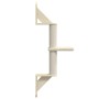 Árbol rascador para gatos de pared crema 85,5 cm de , Mobiliario para gatos - Ref: Foro24-172392, Precio: 25,74 €, Descuento: %