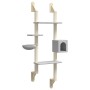 Árbol rascador para gatos de pared gris claro 180 cm de , Mobiliario para gatos - Ref: Foro24-172402, Precio: 74,60 €, Descue...