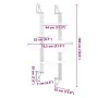 Árbol rascador para gatos de pared gris claro 180 cm de , Mobiliario para gatos - Ref: Foro24-172402, Precio: 72,85 €, Descue...