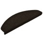 Alfombrilla autoadhesiva de escalera 15 uds 65x21x4 cm marrón de vidaXL, Alfombrillas para escalones - Ref: Foro24-322349, Pr...