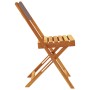 Sillas de jardín plegables 8 uds madera maciza y tela antracita de , Sillas de jardín - Ref: Foro24-3214615, Precio: 283,97 €...