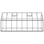 Invernadero con marco base aluminio antracita 445x169x195 cm de , Invernaderos - Ref: Foro24-3266334, Precio: 681,82 €, Descu...