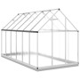 Invernadero con marco base aluminio plateado 334x169x202 cm de , Invernaderos - Ref: Foro24-3266329, Precio: 585,63 €, Descue...