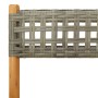 Juego de bistro de 3 piezas ratán PE y madera maciza gris de , Conjuntos de jardín - Ref: Foro24-3281755, Precio: 141,92 €, D...