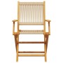 Juego de bistro de 3 piezas polipropileno y madera maciza beige de , Conjuntos de jardín - Ref: Foro24-3281879, Precio: 253,2...