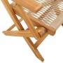 Juego de bistro de 3 piezas polipropileno y madera maciza beige de , Conjuntos de jardín - Ref: Foro24-3281795, Precio: 226,8...