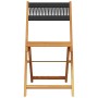 Juego de bistro de 3 piezas polipropileno y madera maciza negro de , Conjuntos de jardín - Ref: Foro24-3281757, Precio: 151,6...