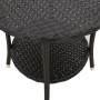 Sillas de jardín reclinables con mesa 2 uds ratán PE negro de , Sillas de jardín - Ref: Foro24-365705, Precio: 279,49 €, Desc...