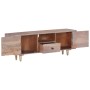 Mueble de TV de madera maciza de acacia 118x30x40 cm en Muebles TV | Comprar online en Foru.es