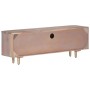 Mueble de TV de madera maciza de acacia 118x30x40 cm en Muebles TV | Comprar online en Foru.es