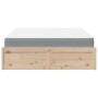 Cama con colchón madera maciza de pino 160x200 cm de , Camas y somieres - Ref: Foro24-3281928, Precio: 432,71 €, Descuento: %