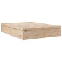 Cama con colchón madera maciza de pino 160x200 cm de , Camas y somieres - Ref: Foro24-3281928, Precio: 432,71 €, Descuento: %