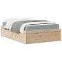 Cama con colchón madera maciza de pino 120x200 cm de , Camas y somieres - Ref: Foro24-3281937, Precio: 361,69 €, Descuento: %
