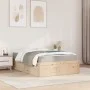 Cama con colchón madera maciza de pino 120x200 cm de , Camas y somieres - Ref: Foro24-3281937, Precio: 361,69 €, Descuento: %