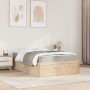 Cama con colchón madera maciza de pino 120x200 cm de , Camas y somieres - Ref: Foro24-3281937, Precio: 374,50 €, Descuento: %