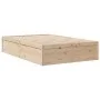 Cama con colchón madera maciza de pino 120x200 cm de , Camas y somieres - Ref: Foro24-3281937, Precio: 361,69 €, Descuento: %
