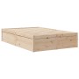 Cama con colchón madera maciza de pino 120x200 cm de , Camas y somieres - Ref: Foro24-3281937, Precio: 374,50 €, Descuento: %
