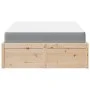Cama con colchón madera maciza de pino 120x200 cm de , Camas y somieres - Ref: Foro24-3281937, Precio: 361,69 €, Descuento: %