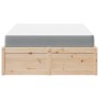 Cama con colchón madera maciza de pino 120x200 cm de , Camas y somieres - Ref: Foro24-3281937, Precio: 374,50 €, Descuento: %
