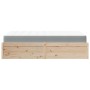 Cama con colchón madera maciza de pino 120x200 cm de , Camas y somieres - Ref: Foro24-3281937, Precio: 374,50 €, Descuento: %