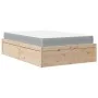 Cama con colchón madera maciza de pino 120x200 cm de , Camas y somieres - Ref: Foro24-3281937, Precio: 361,69 €, Descuento: %