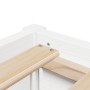 Cama con colchón madera maciza de pino blanco 90x190 cm de , Camas y somieres - Ref: Foro24-3281956, Precio: 267,77 €, Descue...