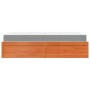 Cama con colchón madera maciza de pino marrón cera 100x200 cm de , Camas y somieres - Ref: Foro24-3281942, Precio: 312,16 €, ...