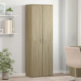 Aparador alto madera de ingeniería roble Sonoma 60x35x180 cm de , Taquillas y armarios de almacenamiento - Ref: Foro24-327666...