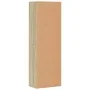 Aparador alto madera de ingeniería roble Sonoma 60x35x180 cm de , Taquillas y armarios de almacenamiento - Ref: Foro24-327666...