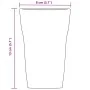 Vasos de cerveza 6 unidades 415 ml de , Tazas y tazones - Ref: Foro24-4005744, Precio: 17,46 €, Descuento: %