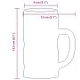 Jarras de cerveza con asa 6 unidades 500 ml de , Tazas y tazones - Ref: Foro24-4005746, Precio: 38,66 €, Descuento: %