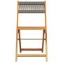 Juego de bistro de 3 piezas polipropileno y madera maciza gris de , Conjuntos de jardín - Ref: Foro24-3281866, Precio: 156,04...