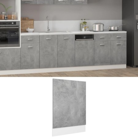 Panel para lavavajillas contrachapada gris hormigón 45x3x67 cm de , Armarios de cocina - Ref: Foro24-802558, Precio: 21,95 €,...