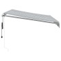 Toldo retráctil automático gris antracita y blanco 300x250 cm de , Toldos - Ref: Foro24-3215780, Precio: 278,15 €, Descuento: %