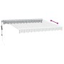 Toldo retráctil automático gris antracita y blanco 300x250 cm de , Toldos - Ref: Foro24-3215780, Precio: 278,15 €, Descuento: %