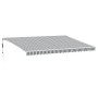 Toldo retráctil automático luz LED antracita blanco 500x300 cm de , Toldos - Ref: Foro24-3215789, Precio: 688,88 €, Descuento: %