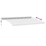 Toldo retráctil automático luz LED antracita blanco 500x300 cm de , Toldos - Ref: Foro24-3215789, Precio: 688,88 €, Descuento: %