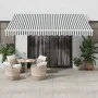 Toldo retráctil automático gris antracita y blanco 400x350 cm von , Markisen - Ref: Foro24-3215794, Preis: 439,51 €, Rabatt: %