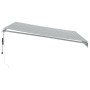 Toldo retráctil automático gris antracita y blanco 400x350 cm de , Toldos - Ref: Foro24-3215794, Precio: 420,83 €, Descuento: %