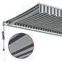 Toldo retráctil automático gris antracita y blanco 400x350 cm von , Markisen - Ref: Foro24-3215794, Preis: 439,51 €, Rabatt: %