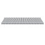 Toldo retráctil automático gris antracita y blanco 600x350 cm de , Toldos - Ref: Foro24-3215806, Precio: 744,72 €, Descuento: %