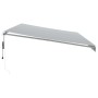 Toldo retráctil automático gris antracita y blanco 600x350 cm de , Toldos - Ref: Foro24-3215806, Precio: 744,72 €, Descuento: %