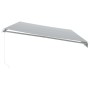Toldo retráctil manual gris antracita y blanco 600x350 cm de , Toldos - Ref: Foro24-3215804, Precio: 575,84 €, Descuento: %
