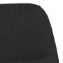 Sillón de relax con reposapiés tela negro de , Sillones - Ref: Foro24-3097348, Precio: 129,69 €, Descuento: %