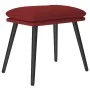 Sillón de relax con reposapiés tela rojo tinto de , Sillones - Ref: Foro24-3097776, Precio: 148,59 €, Descuento: %