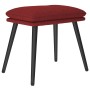 Sillón de relax con reposapiés tela rojo tinto de , Sillones - Ref: Foro24-3097776, Precio: 150,71 €, Descuento: %