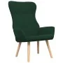 Relax armchair with dark green fabric footstool by , Armchairs - Ref: Foro24-3097887, Price: 135,45 €, Discount: %