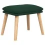 Relax armchair with dark green fabric footstool by , Armchairs - Ref: Foro24-3097887, Price: 135,45 €, Discount: %