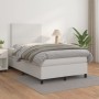 Cama box spring con colchón cuero sintético blanco 120x200 cm de , Camas y somieres - Ref: Foro24-3142714, Precio: 427,64 €, ...